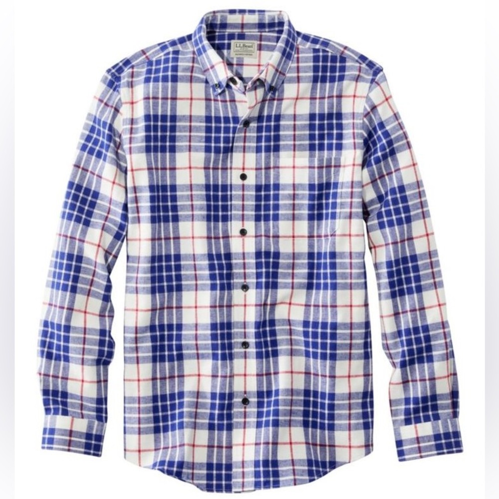 L.L.Bean Men’s Scotch Plaid Flannel Shirt